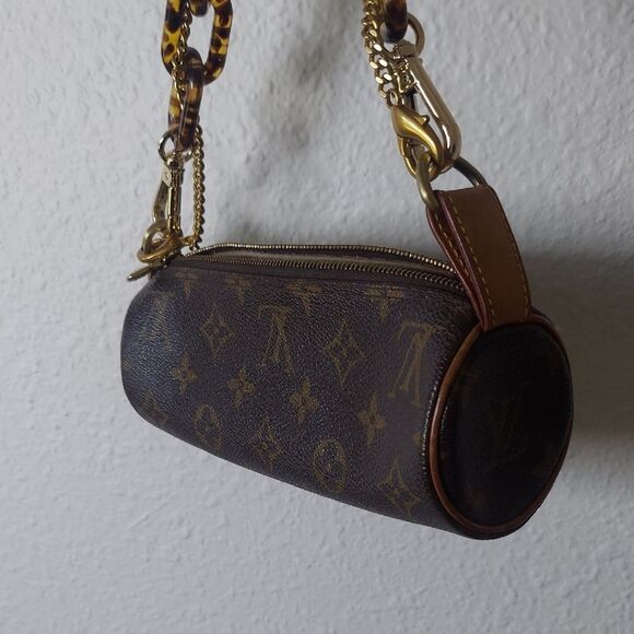 Upcycled Louis Vuitton Mini Papillion Monogram Clutch - Picture 10 of 10